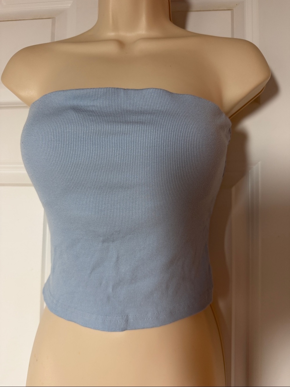 OGL NWOT Brami Strapless Ribbed Tube Top - Light Gray